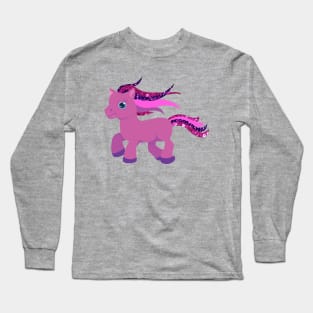 little purple pony Long Sleeve T-Shirt